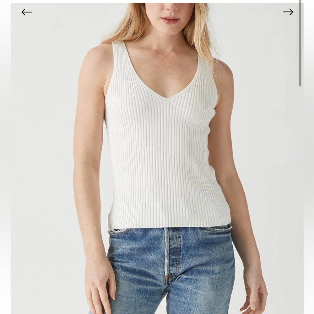 Paige Ribbed Sweater Tank